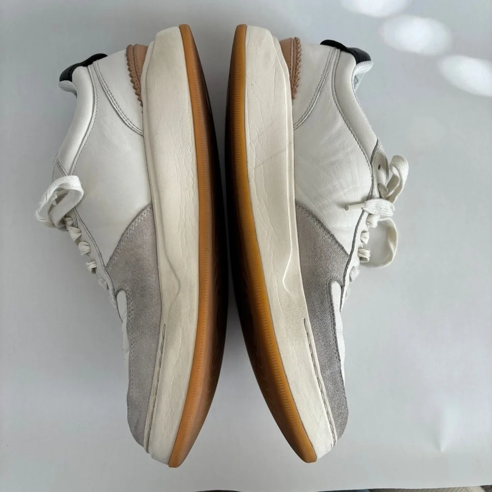 Cole Haan‎ Men's white leather Grandprø Crossover Sneaker lace up shoe size 11